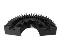 Couvercle de soufflet résistant à l'eau pour rails de guidage linéaire HGR20 compatible avec les machines-outils CNC, les imprimantes 3D et les configurations de fraisage (longueur étirée 800 mm)