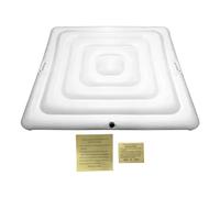 Couvercle De Spa | Coussin Anti-UV Coupe-Vent,avec Poignée Housse De Spa Gonflable Carrée Pliable À Isolation Thermique | Contre Poussière Pluie Taches