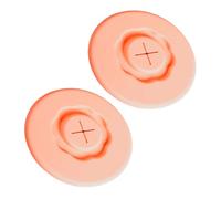 Couvercle de tasse en silicone souple avec trou de paille - 95 mm de diamètre - Anti-fuite - Accessoires de bouteille en silicone