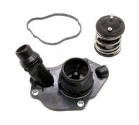 Couvercle de thermostat, 10 x 10 x 5 cm, noir, partie de refroidissement du moteur, régulation optimale de la température, ajustement résistant à la chaleur, réparation automobile