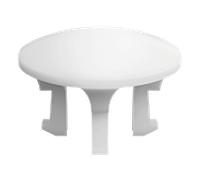 Couvercle de trop-plein Villeroy & Boch 79010096 Ø 41 mm, étoile blanche, silicone, pour Waschtische de plus de 50 cm