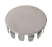 Couvercle de trou d'évier de cuisine en acier inoxydable brossé mat, plaque d'obturation argentée pour trous de perçage de 0,5 à 1,5 cm, disque de pont facile à installer