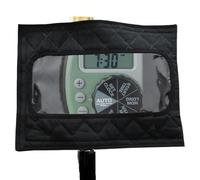 Couvercle de tuyau d'arrosage pour minuteur | Protection UV P | Protection de minuterie de robinet de tuyau avec fenêtre avant transparente, dispositif d'irrigation extérieur