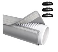Couvercle De Tuyau De Climatisation - Enveloppe D'isolation Thermique, Manchon Universel Anti-poussière | Le Carénage Protecteur De Tuyau D'échappement De Tissu De Néoprène, La Veste Portative D'isola