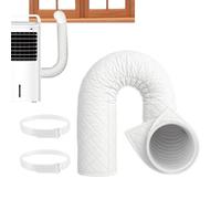 Couvercle de tuyau de climatisation - Isolation thermique - Gaine isolante pour tuyaux d'évacuation d'air de climatisation mobile - Diamètre du tuyau : 12,7 et 15 cm - Pour cave, appartement, lieu de
