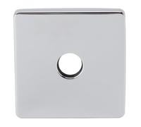 Couvercle de Tuyau de Douche en Acier Inoxydable, Plaque D'écusson de Bras de Douche carré de 4 ", Bride de Preuve 304 SS pour Dissimuler les Trous de Trous, Installation Facile (Électropulaire)