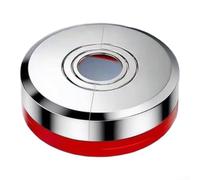 Couvercle de valve d'arrêt d'angle magnétique en laiton (rouge) | Pour installation magnétique à clipser, couvre les trous muraux, finition soignée, rouge pour identification bleue