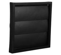 Couvercle de Ventilation Carrée 5,51 Pouces Persiennes Réglables | Conception Murale Extérieure, Contrôle du Flux D'air, Résistant aux Intempéries, Adapté aux Conduits Hvac et Greniers