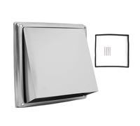 Couvercle de ventilation de sèche-linge de 6 pouces, hotte de ventilation murale extérieure en acier inoxydable avec Grille pour salle de bains, cuisine, Garage
