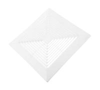 Couvercle de Ventilation pour Ventilateur de Salle de Bain avec Ressorts | Pièce de Remplacement Abs, Protection Moteur Bruit, pour Bouche Murale ou Plafond