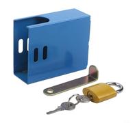 Couvercle de verrouillage de robinet en métal avec clés pour une protection sûre du robinet extérieur contre les intempéries et une utilisation non autorisée dans le jardin ou la cuisine, finition