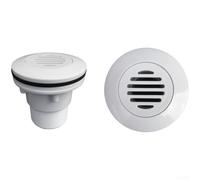 Couvercle de vidange de piscine et raccord d'aspiration de spa, grille de sol de piscine en ABS avec couvercle de connecteur d'aspiration de piscine pour accessoires de traitement de l'eau, insert de
