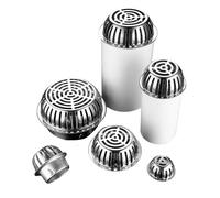Couvercle De Vidange De Sol En Acier Inoxydable Protection De Gouttière Crapaudines Gardes Couvertures Pour Tuyaux Pour Balcon Toit Jardin Tuyau En PVC(40mm/1.6")