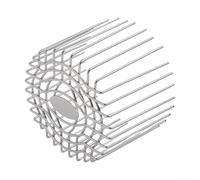 Couvercle de vidange en acier inoxydable 304 pour gouttière, grille de drainage de balcon et bouchon de tuyau de pluie extérieur (160 mm)