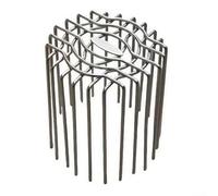 Couvercle de vidange en acier inoxydable 304 pour gouttière, grille de drainage de balcon et bouchon de tuyau de pluie extérieur (110 mm)