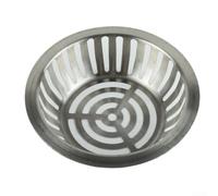 Couvercle de vidange rond en acier inoxydable pour drainage de toit de balcon, tuyau de drainage extérieur, bouchon de tuyau de pluie et contrôle du débit (178 mm)