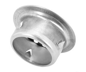Couvercle de vidange rond en acier inoxydable pour toit de balcon, bouchon de tuyau de pluie, couvercle de drainage pratique, pour drainage extérieur en PVC, jardin (Ø 63 mm)