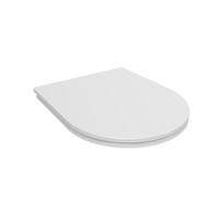 COUVERCLE DE WC EN THERMOPLASTIQUE BLANC BRILLANT AVEC FERMETURE DOUCE