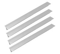 Couvercle D'écart de Comptoir de Cuisinière de Cuisine, 4 Pièces, Couvercle D'écart en Acier Inoxydable, Protection D'écart de Cuisinière, Remplissage D'espace de Four