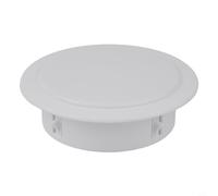 Couvercle décoratif en PVC pour tuyau d'eau de 40 à 100 mm, 1 lot de trous de verrouillage ronds à clipser pour protection de canalisation, blanc (40 mm)