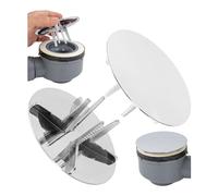 Couvercle d'écoulement de Douche, Ø 115 mm, Compatible avec Les écoulements Geberit Uniflex à partir de l'année de Construction 2006-2017, Remplacement pour 243.775.21.1 et 150275211