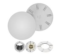 Couvercle d'écoulement de douche, Ø 120 mm, compatible avec l'ancienne garniture d'écoulement Viega Tempoplex et Roca, remplace le modèle A503881000, 6956.0, 192730
