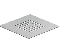 Couvercle découlement Duravit Sustano, acier inoxydable mat, 792530660000000