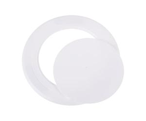 Couvercle D'inspection Circulaire Blanc ABS pour Trou Mural Intérieur | Montage Adhésif sans Perçage, Accès Facile aux Ouvertures Rondes, pour Cloisons Sèches et Maintenance