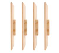 Couvercle en Bois Poignée Rectangulaire, pour Moule à Savonnette | Bois Beige, Design Rustique et Sobre, Installation Simple, pour Moules à Savonnette et Bougies Artisanales