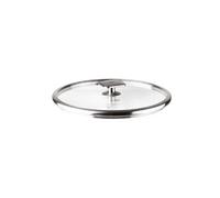 Lacor Couvercle en verre 56914 Combi Ø14 cm – Bord inox, soupape, système click and lock
