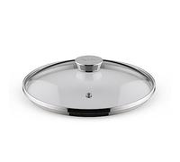 Lagostina Couvercle en verre Salvaspazio 14 cm 12138060114 Verre transparent Argent