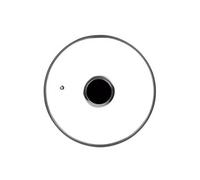 Ibili - 971632 - Couvercle en Verre Poignée en Acier Inoxydable 32 cm