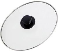 Couvercle en verre - Couvercle ovale - Remplacement de couvercle de casserole - Couvercle résistant à la chaleur - 265 x 215 mm - Transparent