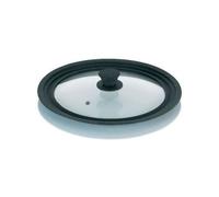 Couvercle en verre Concetta 28/30/32 cm - Kela - Noir - Verre Noir G