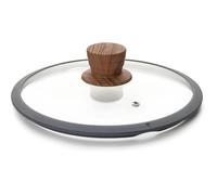 LACOR 27928 - Couvercle en Verre, 28 cm, Couleur Gris