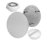 Couvercle et Filtre à Cheveux pour écoulement de Douche, Ø 115 mm, Compatible avec la Garniture d'écoulement Viega Tempoplex à partir de l'année de Construction 2006