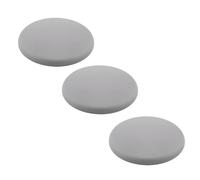 Couvercle extra plat 3 pièces boîte de distribution PVC gris baldaquin boîte de plafond finition légère, ronde, 135mm