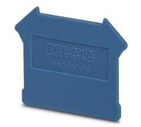 Couvercle - Extrémité / plaque de séparation pour bornier D-UK 4/10 BU