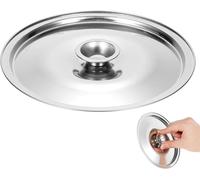Couvercle facile à nettoyer pour pot à épices en acier inoxydable, diamètre 16 cm, idéal pour la cuisine