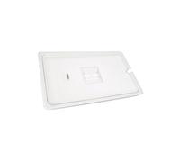 Couvercle Gastronorm - 1/1 GN - en polycarbonate - avec enfoncement -