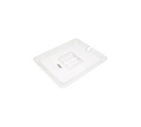 Couvercle Gastronorm - 1/2 GN - Polycarbonate - avec enfoncement -