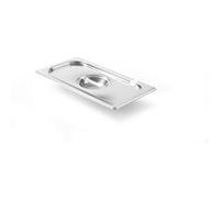 Hendi Couvercle Gastronorm GN 1/3 Kitchen Line inox 325x176 mm, encoche pour louche, -40 à 250 °C