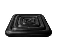 Couvercle gonflable léger et portable avec isolation thermique et économie d'énergie | Housse gonflable et carrée pour salle de bain, baignoire, intérieur, extérieur, maison, été