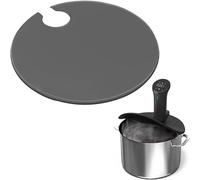 Couvercle gris pour cuisson sous vide, en silicone