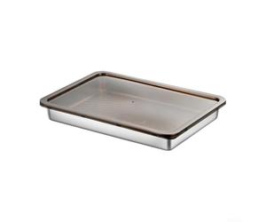 Couvercle hermétique en acier inoxydable 304 pour conserver la fraîcheur et la congélation - Compatible avec réfrigérateur, congélateur et garde-manger (L)