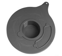 Couvercle hermétique pour bol en verre K5GB de 5 litres - Gris - Couvercle en plastique ABS - Ajustement parfait - Conserve la fraîcheur - Accessoire de cuisine