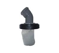 Couvercle IBC avec filtre en nylon lavable pour réservoir à eau de pluie IBC 1000 L - Excellente qualité 160mm 45 Grad Bogen