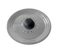 Couvercle inox avec trou vapeur 18 20 22 cm