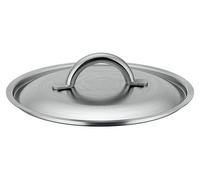 Couvercle inox - Brossé - 28 cm - Gaine de pinces - Bombé - Sans PFAS - Pour Prim'Appety