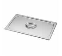 Couvercle Inox GN 1/1 - Format Gastronorme 530 x 325 mm - Poignée Centrale Intégrée
